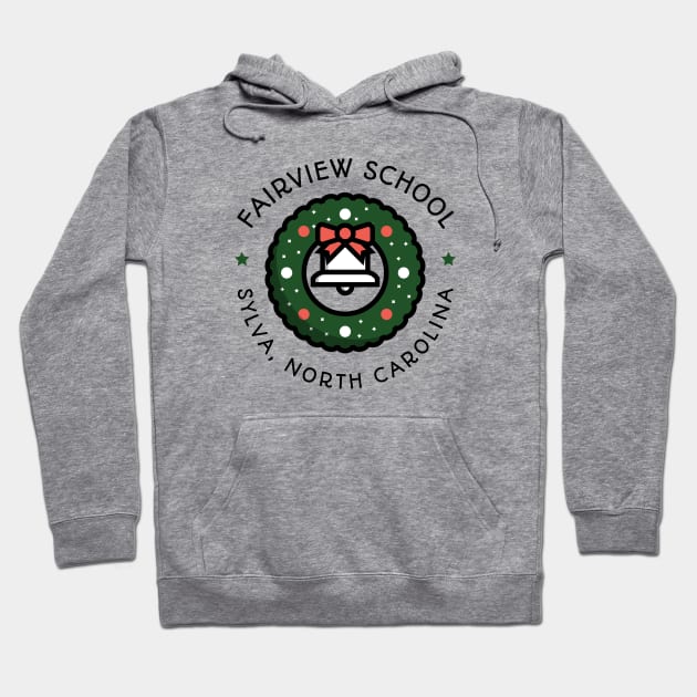 Fairview School Christmas Hoodie by Mountain Morning Graphics